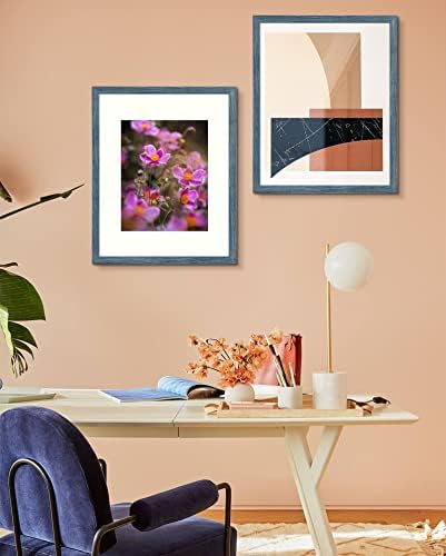 Голден Стејт Арт, рамка со слики од 16x20 со МАТ за 11x14 или 16x20 Фотографија, композитна рамка за стакло од дрво за wallид