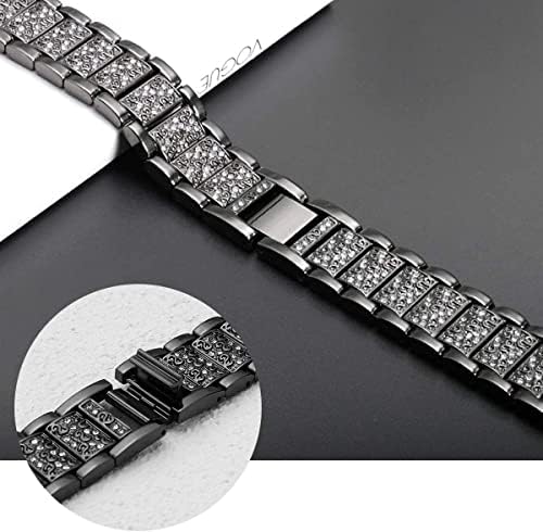 Mtozon Bling Women Bands компатибилен со Samsung Galaxy Watch 5 40mm 44mm/Watch 4 40mm 44mm/Watch 3 41mm/Samsung Active 2 40mm 44mm/Watch4