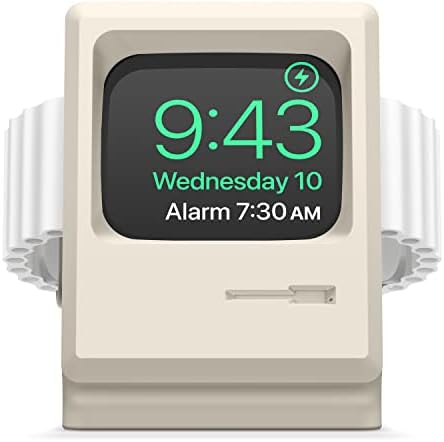 Елаго W3 Штанд Компатибилен Со Apple Watch Ultra, Серија 8/7/6/5/4/3/2/1/Се-Класичен Дизајн На Мониторот, Компатибилен Со Режим На
