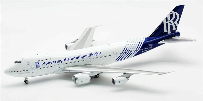 Inflate 200 Rolls-Royce за Boeing 747-267B N787RR со Stand Limited Edition 1/200 Diecast Aircraft Pre-Build Model