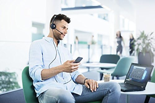 Sennheiser SC 45 USB MS - еднострана деловна слушалка | За Skype за бизнис, мобилен телефон, таблет, мекофон и компјутер | HD звук и микрофон