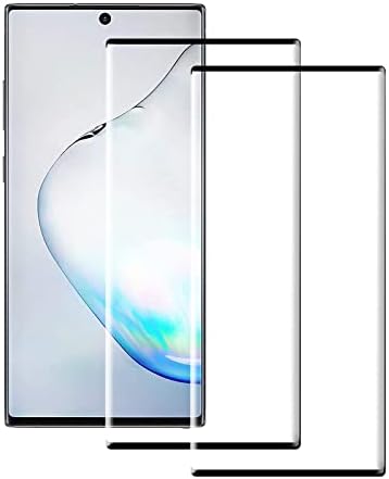 Компатибилен За Samsung Galaxy Note 10 Заштитник На Екранот, Покриеност На Цел Екран, 9H Цврстина HD, 3D Закривени Рабови, Лесна Инсталација,