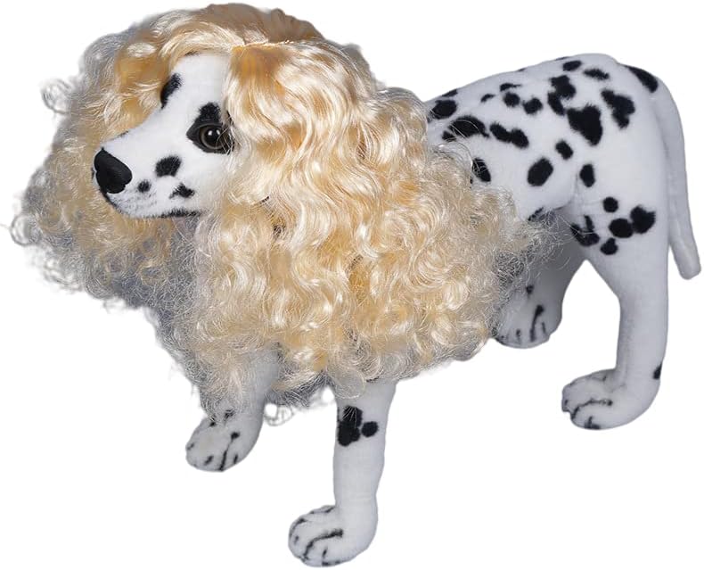 Обнови за миленичиња -Костуми за русокоса русокоса брановидна коса миленичиња кучиња мачки перики -подарок за забава на фестивалот