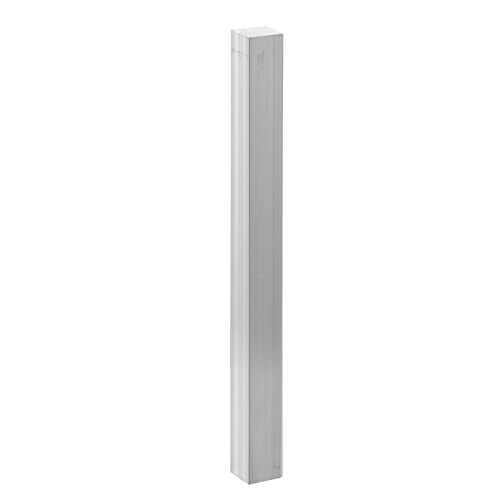 EowPower 5 парчиња 1 x 2 квадратна алуминиум рамна лента 4 инчи долга 6061 плоча за општа намена, залиха на цврста мелница T6511