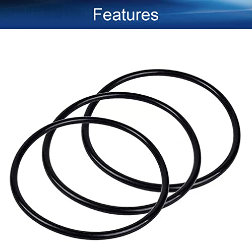 Bettomshin 5pcs нитрилна гума О-прстени, 48мм ОД 43,2мм ID 2,4 мм ширина, метрички бунарски заптивка за запечатување за заптивки