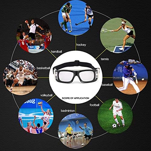 Очила за дриблинг на кошарка TPOFHS Анти-магла за безбедност на очите заштитни очила за мажи за младински фудбалски очила за очила