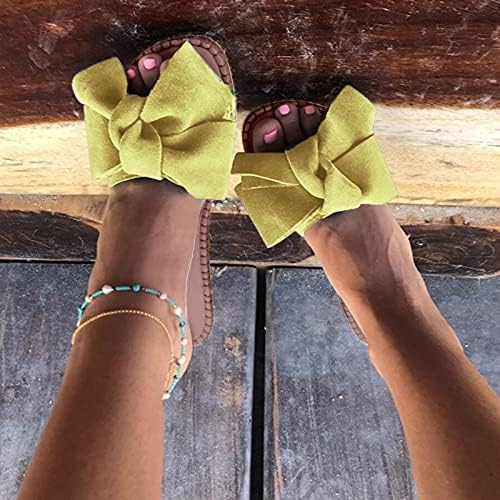 Сандали на Toeava за жени популарни лак отворени пети рамни сандали мода случајно лизгање на летни сандали