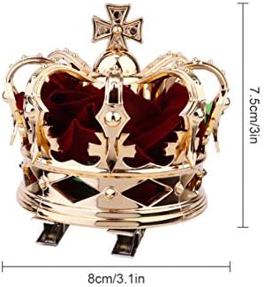Абаодам круна за коса игла круна глава за девојки принцези крунисување круна златна кралица круна за жени свадбена круна