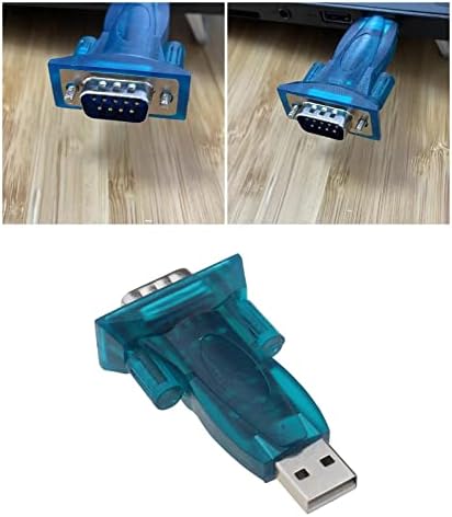 2PCS USB 2.0 до RS232 Сериска порта DB9 9 Пин Адаптер за машки конвертор компатибилен со Windows 98/SE/Me/2000/XP/Vista/7/8 Mac OS v8.6