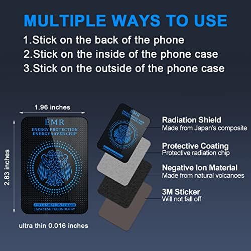 Сина заштита за налепница за мобилни телефони, за паметен телефон, лаптопи, таблети, iPad - ефикасно ги штити сите уреди - 8 пакет