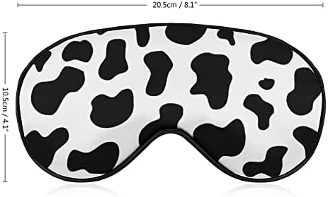 Куче Далматијан печати за спиење маски за затемнување на окото со прилагодлива еластична лента ноќно слепило за жени мажи, јога патуваат дремки