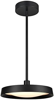 Осветлување на елки Нанси 13,75 '' широк приврзок за LED - мат црно