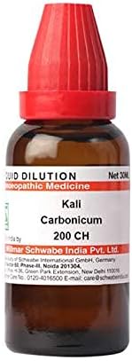 Д -р Вилмар Швабе Индија Кали карбониум разредување 200 CH шише од 30 ml разредување