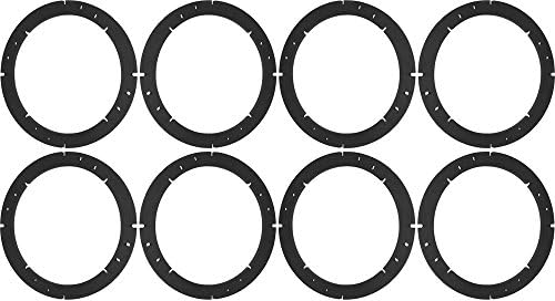 6,5 6 1/2 Простори на звучници Длабочина Продолжувачки прстени - 1/4 Дебела - ID: 5 1/2 OD: 6 5/8 - 4 пар - SSK65 - Stackable - Совршен