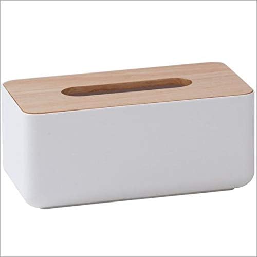 Lyе домашна кујна цврста дрвена пластична ткива кутија Едноставна хартија додатоци за складирање кутија за дневна соба сад за хартија