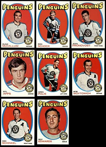 1971-72 Топс Питсбург Пингвини Тим постави Питсбург Пингвини екс/МТ+ Пингвини