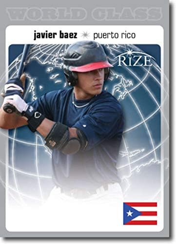 2012 лисја на драфтот Светска класа WC2 Хавиер Баез Кубс Порто Рико МЛБ Бејзбол картичка NM-MT