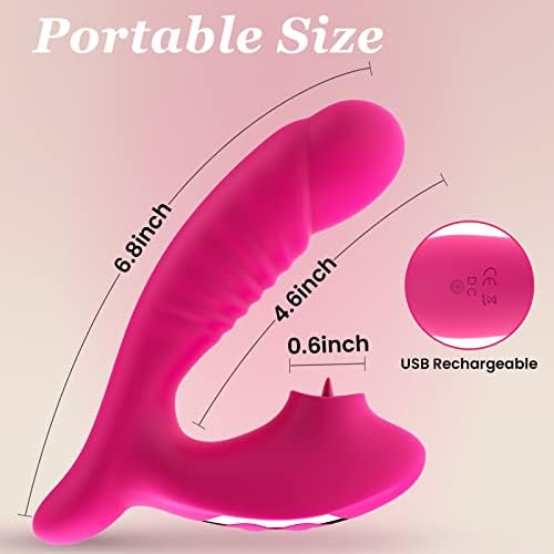 G Spot Clit Vibrator 5 Licking Licking и 10 вибрирачки режими на масажер, женски сексуални играчки за полнење на вибраторот Дилдо клиторис стимулатор