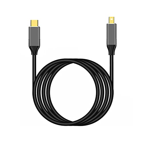 Lhllhl USB за прикажување на портата кабел USB тип-Ц на кабел 4K практичен преносен кабел