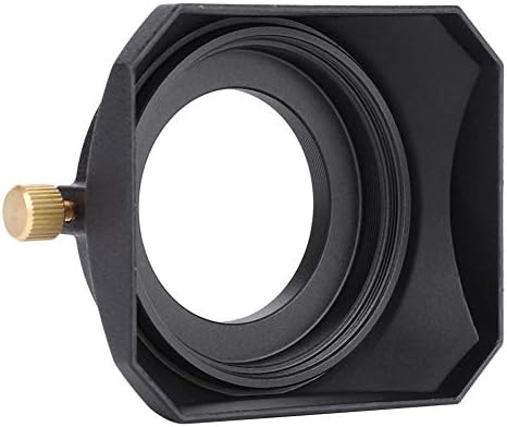 Сенка на аспираторот на квадратни леќи Qiilu, додаток за Digital Camcorder за DV и филтер за леќи за дигитални видео камера