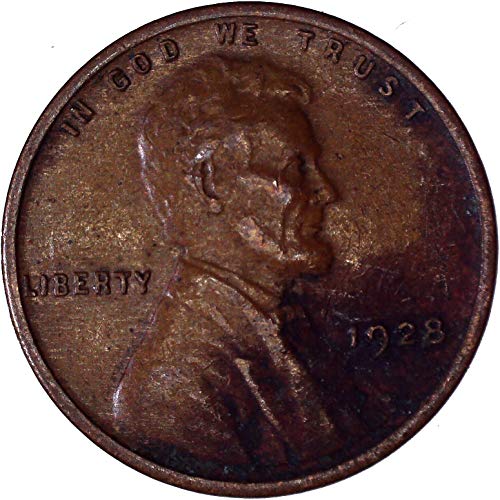 1928 година Линколн пченица цент 1C саем