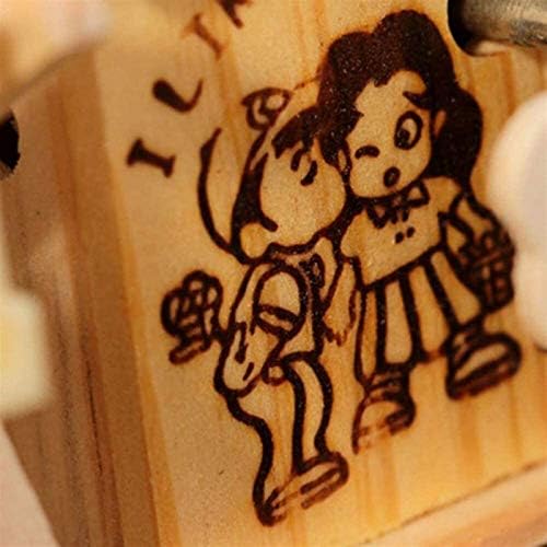 Депила пенкало Хуангксинг - држач за ветерници за ветерници дрвена музика кутија музичка кутија за канцелариски садови за пенкало, музичка