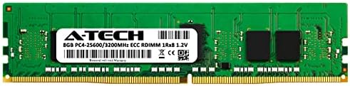 A-Tech 8GB RAM меморија за Dell Precision Workstation 5820 кула-DDR4 3200MHz PC4-25600 ECC Регистриран RDIMM 1RX8 Еден ранг 288-пински