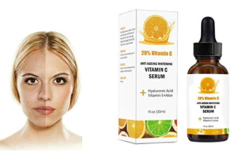 Серум на витамин Ц со хијалуронска киселина бр 7 - го стимулира колагенот за против -стареење поправки Темни кругови околу