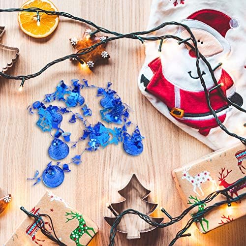 АМОСФУН Божиќни ingингл gellвонарници Божиќно bellвонче што виси жици новогодишно дрво виси за декорации за домашни забави 6 см