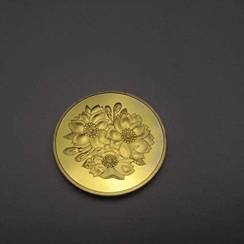 Јапонски цреши цветаат злато позлатени монети предизвици комеморативни монети