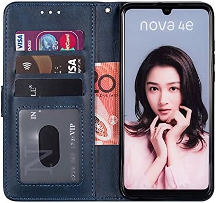 Торба за мобилни телефони за куќиште за Huawei P30 Lite, заштитен ракав во стилот на паричник, PU кожен заштитен ракав Функционален