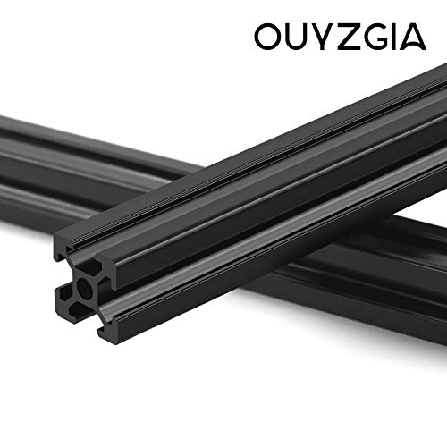 Ouyzgia t Slot 2020 Алуминиумска екструзија 500мм, екструдирани алуминиумски шини за градење 3Д печатачи CNC машина