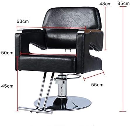 WFYW Класичен салон стол за стилист за коса од берберница, салон стол Барбер стол хидрауличко лежење бербер стол за стол за стол за