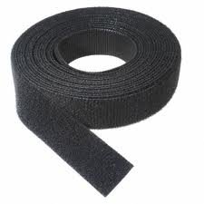 Velcro 1802-OW-PB/B црн најлон Onewrap Velcro лента, кука и јамка, должина од 5/8