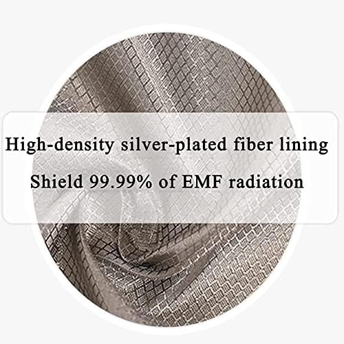 Заштита на зрачење Bturyt Бремено ќебе породилно 5G анти-зрачење корално руно ќебе Емф штит штит сребро влакна крпа мека и дише