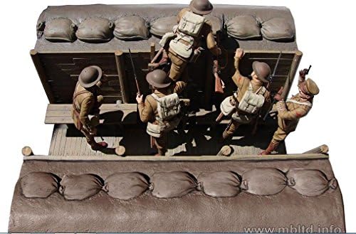 Пластична модел на Masterbox Британска пешадија пред нападот, WW | ЕРА 1/35 МАСТЕРНА РАБОТА 35114