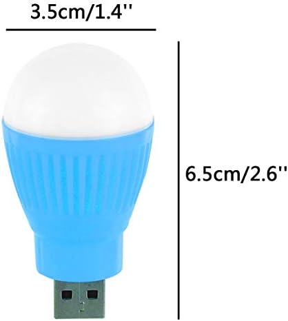 N/A Mini USB LED сијалица за ноќно светло, светло светло, отворено светло за итни случаи, лаптоп за заштеда на енергија за заштеда на енергија