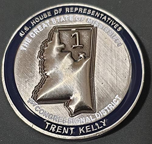 Конгресмен Трент Кели Мисисипи 1 -ви Конгресен округ Кол Кели 168 -ти Ен БДЕ Командантски предизвици монети