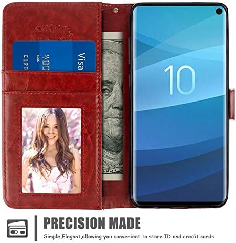 Случај за сини џеб Shencang, погоден за iPhone 11 Snake Cobra Art-20 Cash & Id Holder Card Slots Chickstand Multi-Function Case Case