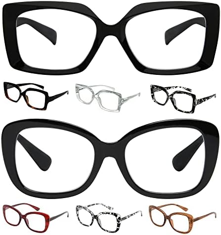Очила Заштедете 10% На Комплет 4 Пакет Дами Очила За Читање и 4 Читачи на Пакети за Жени +2.00