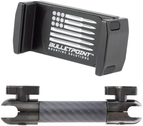 Bulletpoint Metal Dash Mount со 2 сопственици на телефони пакет компатибилен со 2015-2020 FORD F150 & 2017+ F250/F350 Super Duty - Dual 20mm топка