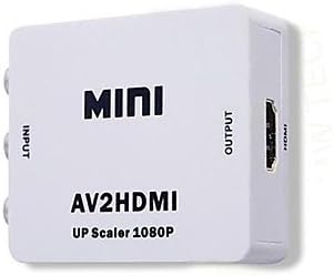Мини RCA AV / CVBS Композитни НА HDMI V1. 4 Адаптер Конвертор ЗА КОМПЈУТЕР PS3 VCR ДВД PAL NTSC