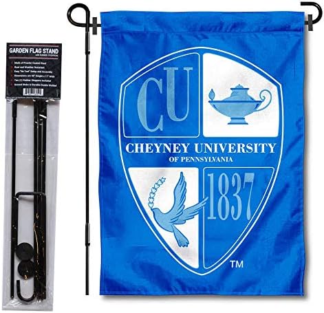Универзитетот Чејни Волците Волшем за лого на логото Градина и знаме на столбови на знамето