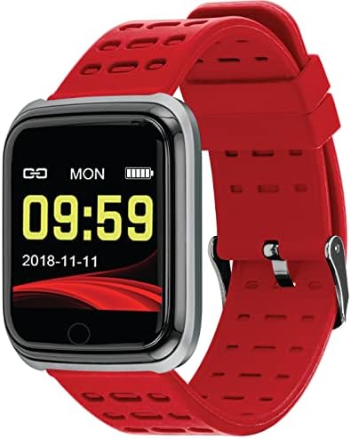 Slide Fitness Watch Active Tracker Bluetooth | Компатибилен со паметни телефони, Функции за повик и пораки | Фитнес -тракер за фитнес