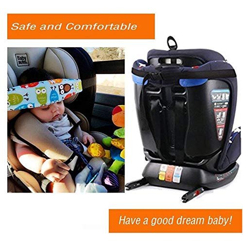 2 пакувања Поддршка за глава за бебиња за автомобили - безбедносно седиште за автомобили за спиење за време на помош за поддршка