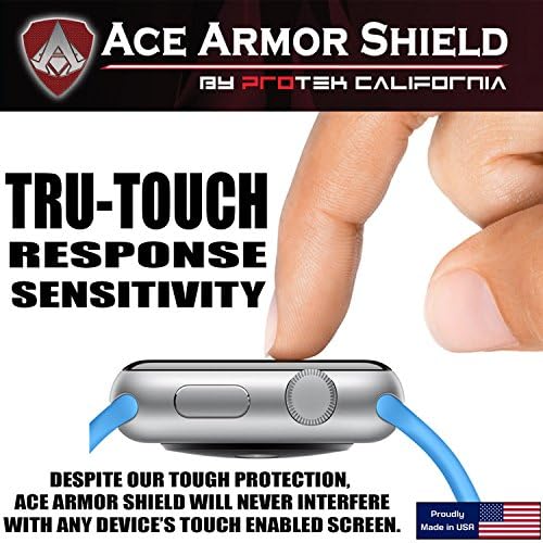 Ace Armor Shield Shatter отпорен на екранот заштитник за Garmin Echomap 74DV со бесплатна гаранција за замена на животниот век
