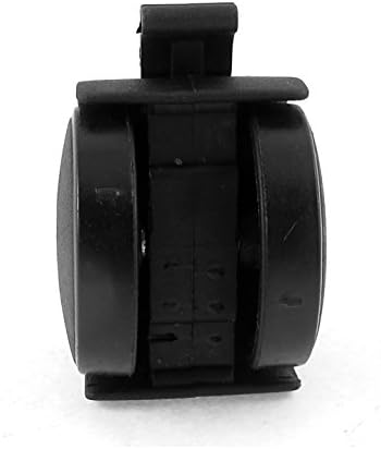 Aexit црни најлонски тркала 1,5 близнаци 3/8 x 5/8 навојна матична сопирачка за вртење на сопирачките на сопирачките на сопирачките