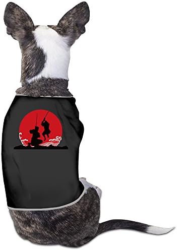 Знамето за миленичиња мачка јапонска и мека мека црна кошула со краток ракав за кучиња средно сиво