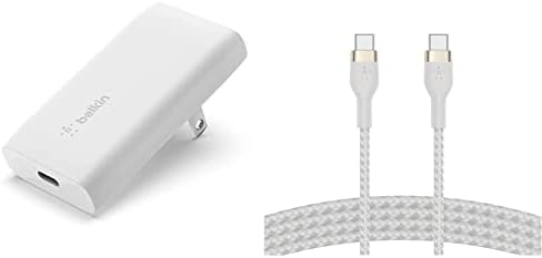 Belkin BoostCharge USB C 30W Gan Ѕид Полнач - Iphone полнач w/ Испорака На Енергија-iPhone Полнач Брзо Полнење-USB C Полнач Компатибилен