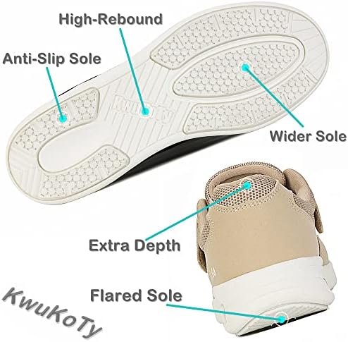 Kwukoty | Чевли за одење | Ортопедска поддршка | Плантарна фасцитис/дијабетес/отечени нозе/бунион | Големина жени 7,5-13 мажи 6,5-12